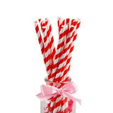 25pcs Foil Gold Rose Gold Silver Paper Straws