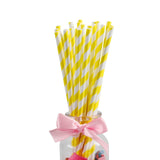 25pcs Foil Gold Rose Gold Silver Paper Straws