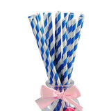 25pcs Foil Gold Rose Gold Silver Paper Straws