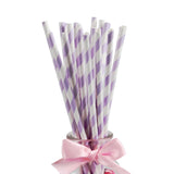 25pcs Foil Gold Rose Gold Silver Paper Straws