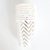 10pcs/lot Gold Wave Party Supplies Paper Cup
