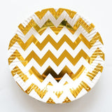 10pcs/lot Gold Wave Party Supplies Paper Cup