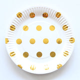 10pcs/lot Gold Wave Party Supplies Paper Cup