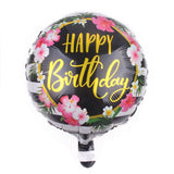 NEW 18inch Happy Birthday Pink Flower butterfly Balloons