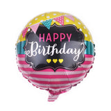 NEW 18inch Happy Birthday Pink Flower butterfly Balloons