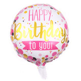 NEW 18inch Happy Birthday Pink Flower butterfly Balloons