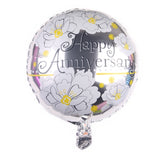 NEW 18inch Happy Birthday Pink Flower butterfly Balloons