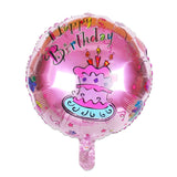 NEW 18inch Happy Birthday Pink Flower butterfly Balloons
