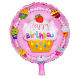 NEW 18inch Happy Birthday Pink Flower butterfly Balloons