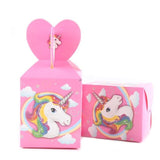 1 set Unicorn Theme Cartoon Plastic Tablecloth