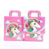 1 set Unicorn Theme Cartoon Plastic Tablecloth