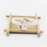 20pcs/lot Unicorn Rubber Bangle Bracelets