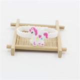 20pcs/lot Unicorn Rubber Bangle Bracelets