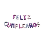 FELIZ CUMPLEANOS Letter Balloons Foil