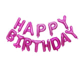FELIZ CUMPLEANOS Letter Balloons Foil