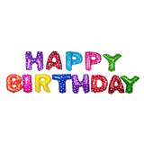 FELIZ CUMPLEANOS Letter Balloons Foil