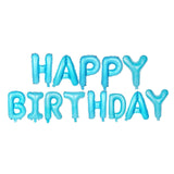 FELIZ CUMPLEANOS Letter Balloons Foil