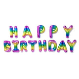 FELIZ CUMPLEANOS Letter Balloons Foil