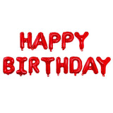 FELIZ CUMPLEANOS Letter Balloons Foil