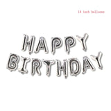 FELIZ CUMPLEANOS Letter Balloons Foil