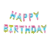 FELIZ CUMPLEANOS Letter Balloons Foil