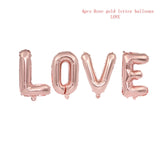 32 inch Rose Gold BRIDE Letter Foil Balloons