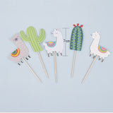 Llama Party Paper Tissue Napkins Toppers