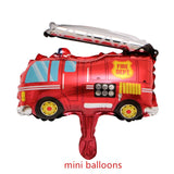 Car Balloons Fire Truck Car Train