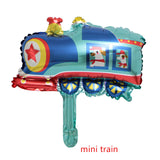 Car Balloons Fire Truck Car Train