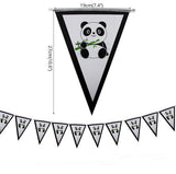 Cartoon Panda Theme Plastic Tablecloth Waterproof