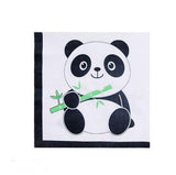Cartoon Panda Theme Plastic Tablecloth Waterproof