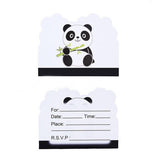 Cartoon Panda Theme Plastic Tablecloth Waterproof
