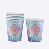 Mermaid Theme Cartoon Party Set Paper Hats