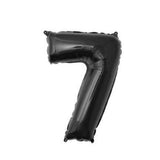 16inch Red Black 0-9 Number Foil Balloons
