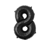 16inch Red Black 0-9 Number Foil Balloons