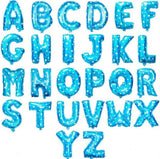Blue Alphabet Letter Balloons