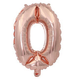 32inch Inflatable Rose Gold Number Balloons