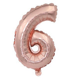 32inch Inflatable Rose Gold Number Balloons