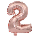 32inch Inflatable Rose Gold Number Balloons