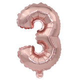 32inch Inflatable Rose Gold Number Balloons