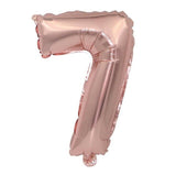 32inch Inflatable Rose Gold Number Balloons