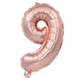 32inch Inflatable Rose Gold Number Balloons