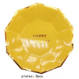 Paper Plates and Cups Disposable Tableware Sets