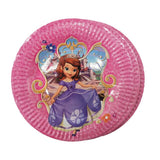 Sophia Theme party disposable tableware plate, flag, cup for kids birthday party decoration friends party
