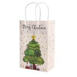 5PCS  Christmas Paper  Gift Bags C