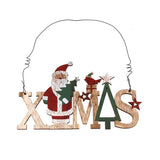 1PC Creative Printed Xmas Christmas Doorplate/Wooden Pendants
