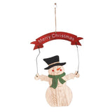 1PC Creative Printed Xmas Christmas Doorplate/Wooden Pendants