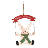 1PC Creative Printed Xmas Christmas Doorplate/Wooden Pendants