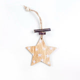 1PC 2Types Printed Wooden Christmas Crafts