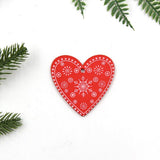 12PCS/Lot  Christmas Tree/Heart/Star Wooden Pendants Ornaments